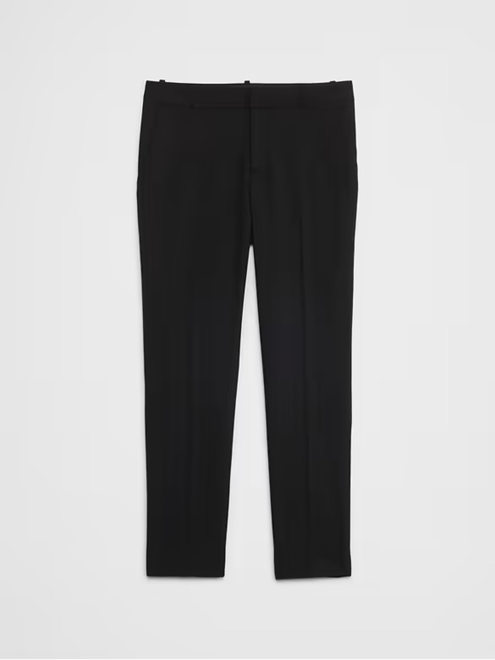 Banana Republic Ryan Italian Slim Wool-blend Pant, Navy Blue - Picture 12 of 13